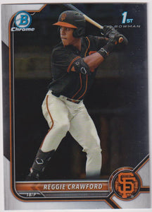 2022 Bowman Draft Chrome Reggie Crawford #BDC-33