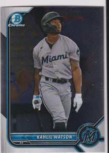 2022 Bowman Draft Chrome Kahlil Watson #BDC-35