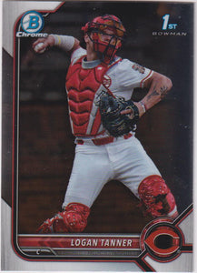 2022 Bowman Draft Chrome Logan Tanner #BDC-55