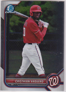 2022 Bowman Draft Chrome Cristhian Vaquero #BDC-64