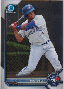 2022 Bowman Draft Chrome Luis Meza #BDC-89