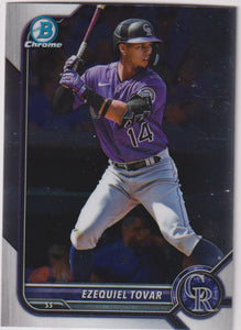2022 Bowman Draft Chrome Ezequiel Tovar #BDC-83