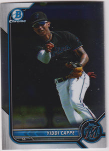 2022 Bowman Draft Chrome Yiddi Cappe #BDC-96