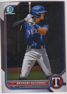 2022 Bowman Draft Chrome Anthony Gutierrez #BDC-110