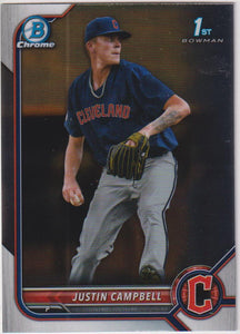 2022 Bowman Draft Chrome Justin Campbell #BDC-113