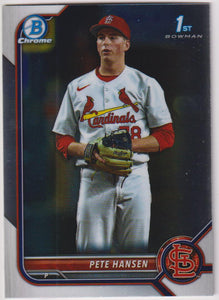 2022 Bowman Draft Chrome Pete Hansen #BDC-128