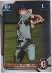 2022 Bowman Draft Chrome Troy Melton #BDC-118