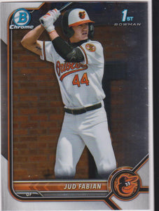 2022 Bowman Draft Chrome Jud Fabian #BDC-114
