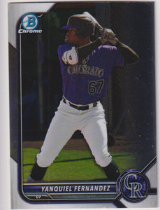 2022 Bowman Draft Chrome Yanquiel Fernandez #BDC-146