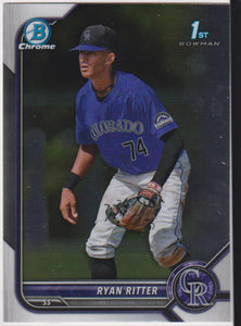 2022 Bowman Draft Chrome Ryan Ritter #BDC-136