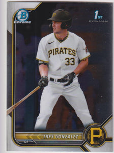 2022 Bowman Draft Chrome Tres Gonzalez #BDC-157