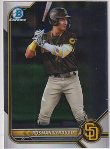 2022 Bowman Draft Chrome Rosman Verdugo #BDC-161