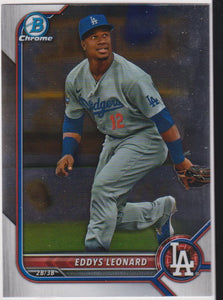 2022 Bowman Draft Chrome Eddys Leonard #BDC-150