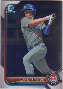 2022 Bowman Draft Chrome James Triantos #BDC-166
