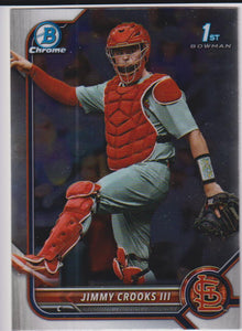 2022 Bowman Draft Chrome Jimmy Crooks III #BDC-178