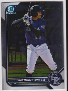 2022 Bowman Draft Chrome Warming Bernabel #BDC-179
