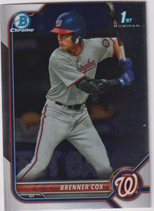 2022 Bowman Draft Chrome Brenner Cox #BDC-196