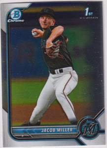 2022 Bowman Draft Chrome Jacob Miller #BDC-195
