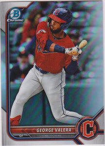 2022 Bowman Draft Chrome Refractor George Valera #BDC-53
