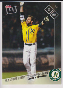 2017 Topps Now Baseball Jed Lowrie #125