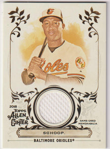 2018 Topps Allen & Ginter Full-Size Relics A Jonathan Schoop #FSRA-JC