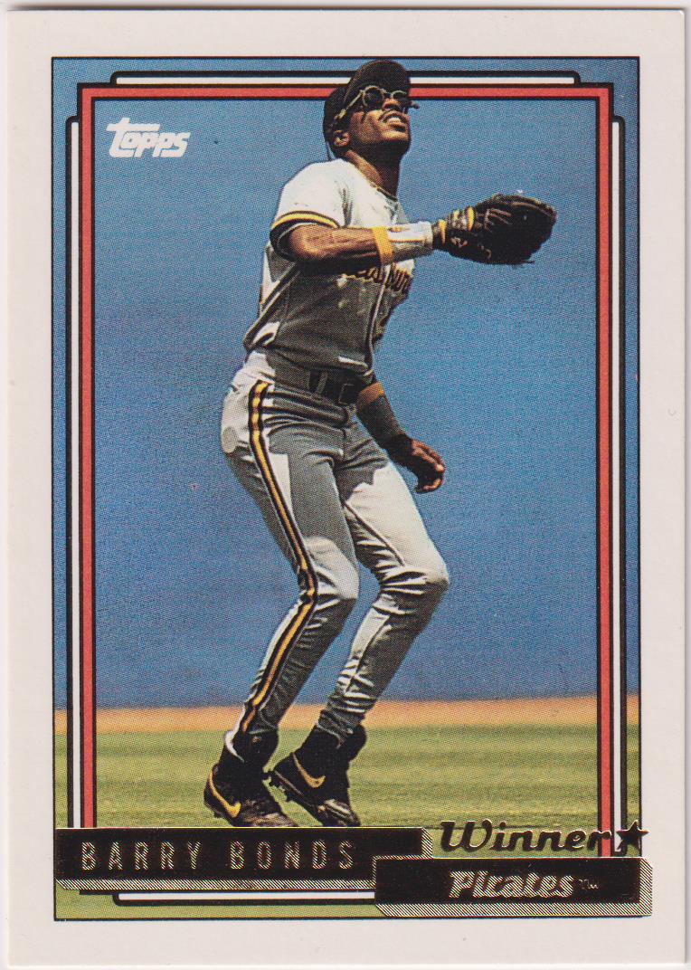 1992 Topps Gold Winner Barry Bonds #380