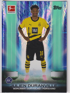 2023-24 Topps Bundesliga Jade Edition Ultrabeam Julien Duranville #UB-2 RC