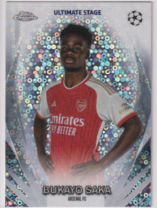 2023-24 Topps UEFA Club Competitions Ultimate Stage Bukayo Saka #USC-6