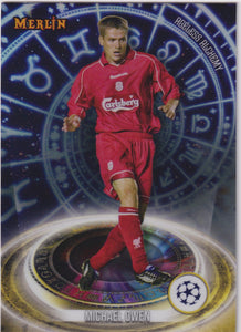 2023-24 Topps Merlin UEFA Club Competitions Ageless Alchemy Michael Owen #AA-11