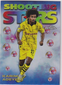 2023-24 Topps Chrome UEFA Club Competitions 1998 Topps Chrome Shooting Stars Karim Adeyemi #98-2
