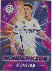 2023-24 Topps Chrome UEFA Club Competitions Wonderkids Arda Güler #WK-1