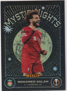 2023-24 Topps Merlin UEFA Club Competitions Mystic Nights Mohamed Salah #MN-3