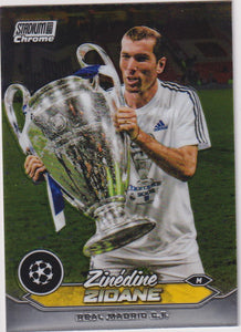 2023-24 Topps Stadium Club Chrome UCL Zinedine Zidane #5