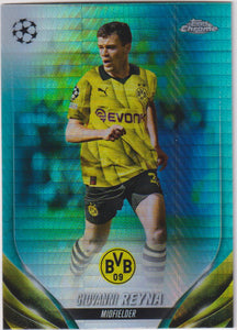 2023-24 Topps Chrome UEFA Club Competitions Aqua Prism Refractor Giovanni Reyna #174