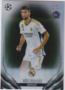 2023-24 Topps Chrome UEFA Club Competitions Refractor Theo Zidane #18 RC