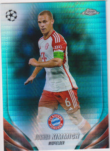 2023-24 Topps Chrome UEFA Club Competitions Aqua Prism Refractor Joshua Kimmich #72