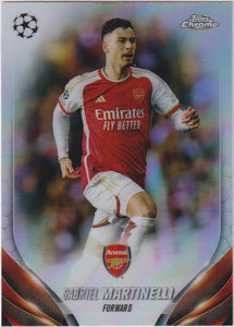 2023-24 Topps Chrome UEFA Club Competitions Refractor Gabriel Martinelli #23
