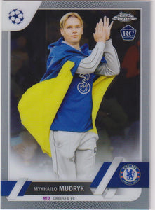 2022-23 Topps Chrome UEFA Club Competitions Mykhailo Mudryk #62 RC