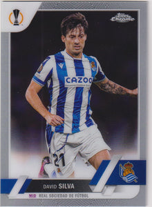 2022-23 Topps Chrome UEFA Club Competitions David Silva #154