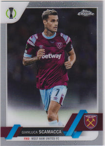 2022-23 Topps Chrome UEFA Club Competitions Gianluca Scamacca #94