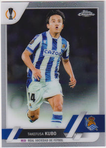 2022-23 Topps Chrome UEFA Club Competitions Takefusa Kubo #112