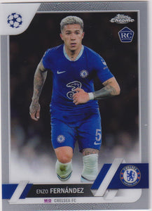 2022-23 Topps Chrome UEFA Club Competitions Enzo Fernandez #158 RC