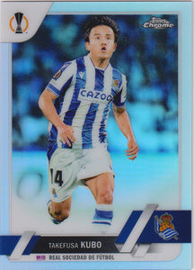 2022-23 Topps Chrome UEFA Club Competitions Refractor Takefusa Kubo #112