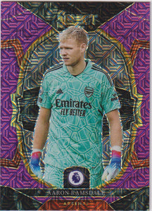 2022-23 Panini Select Premier League Purple Mojo Prizm Aaron Ramsdale #7