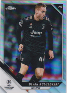 2021-22 Topps Chrome UCL Refractor Dejan Kulusevski #109