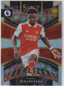 2022-23 Panini Select Premier League Equalizers Bukayo Saka #1