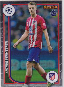2023-24 Topps Merlin UEFA Club Competitions Arthur Vermeeren #112 RC
