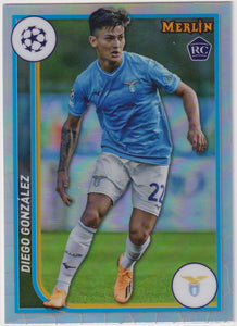 2023-24 Topps Merlin UEFA Club Competitions Refractor Diego Gonzalez #120 RC