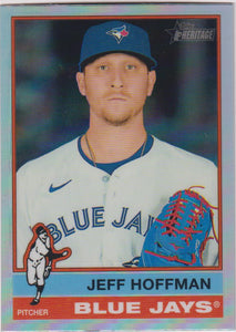 2025 Topps Heritage Chrome Refractor Jeff Hoffman #431