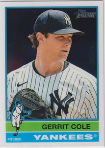 2025 Topps Heritage Chrome Gerrit Cole #394